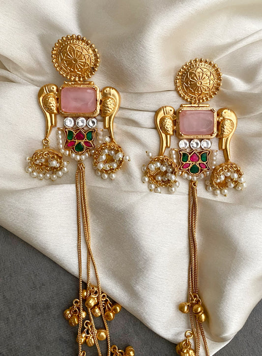 Mihika Golden Earrings
