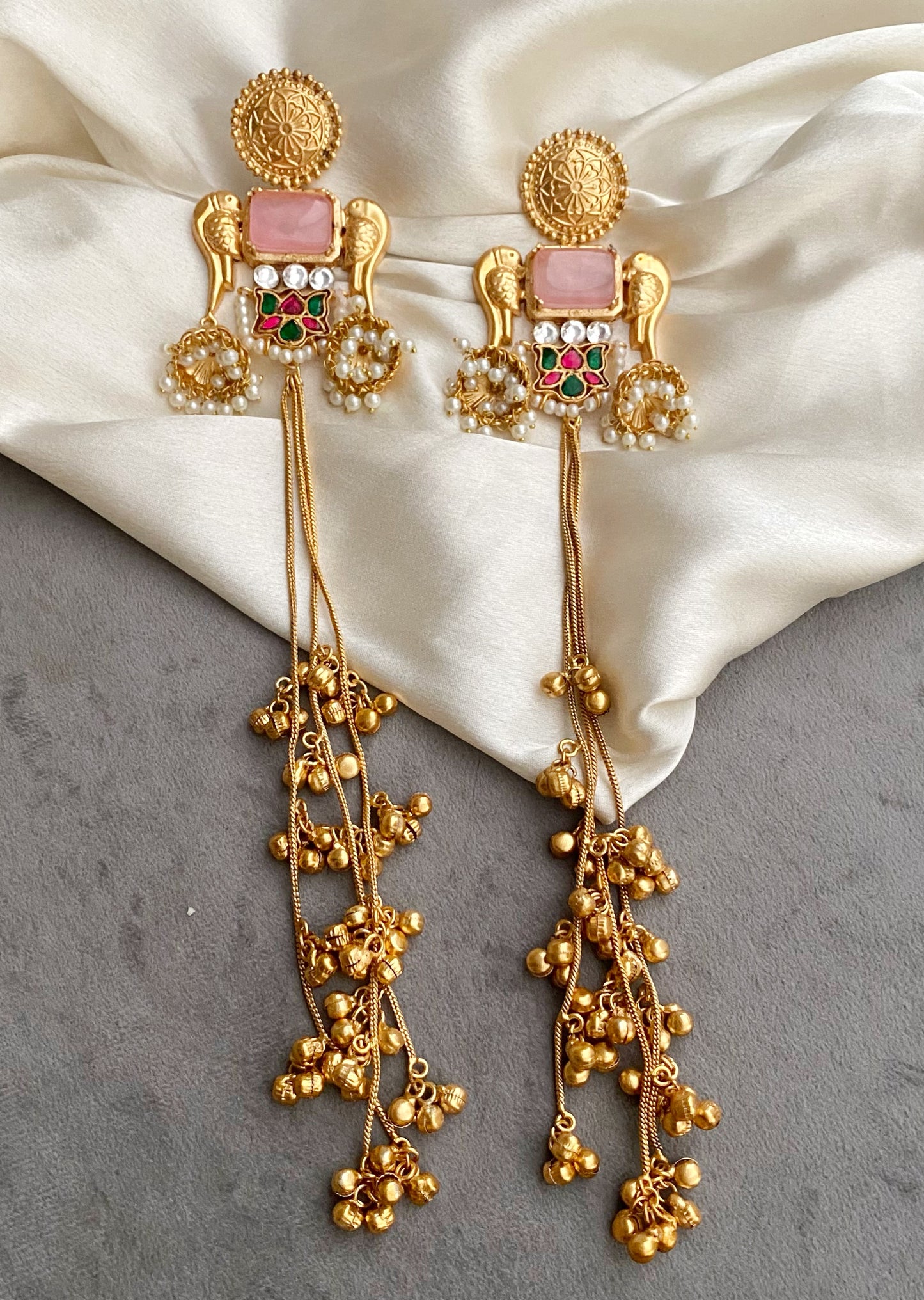 Mihika Golden Earrings