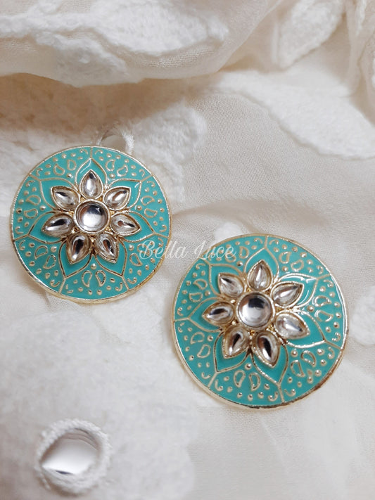 Falak Meena Stud Earings