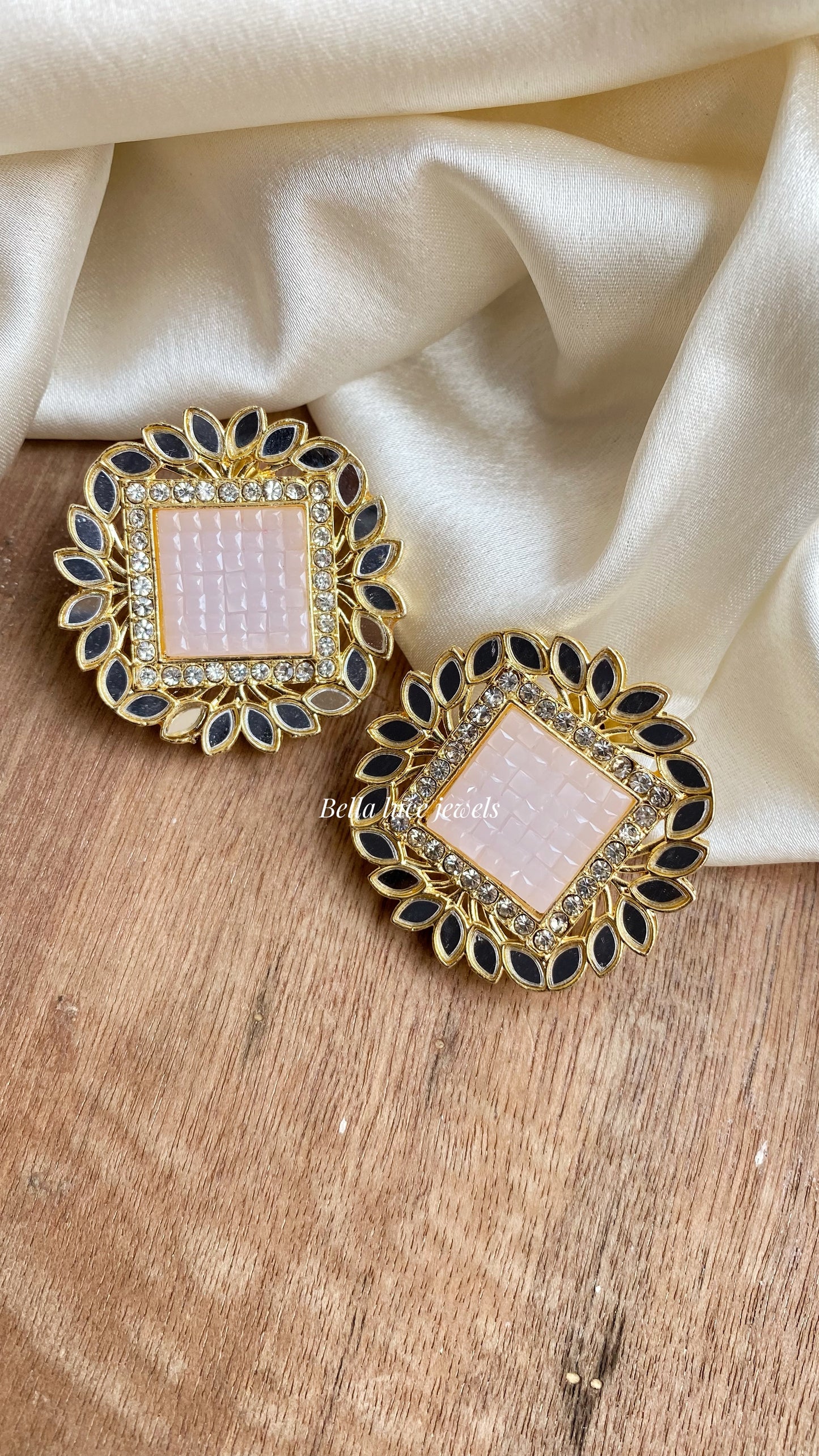 Afreen Mirror Studs