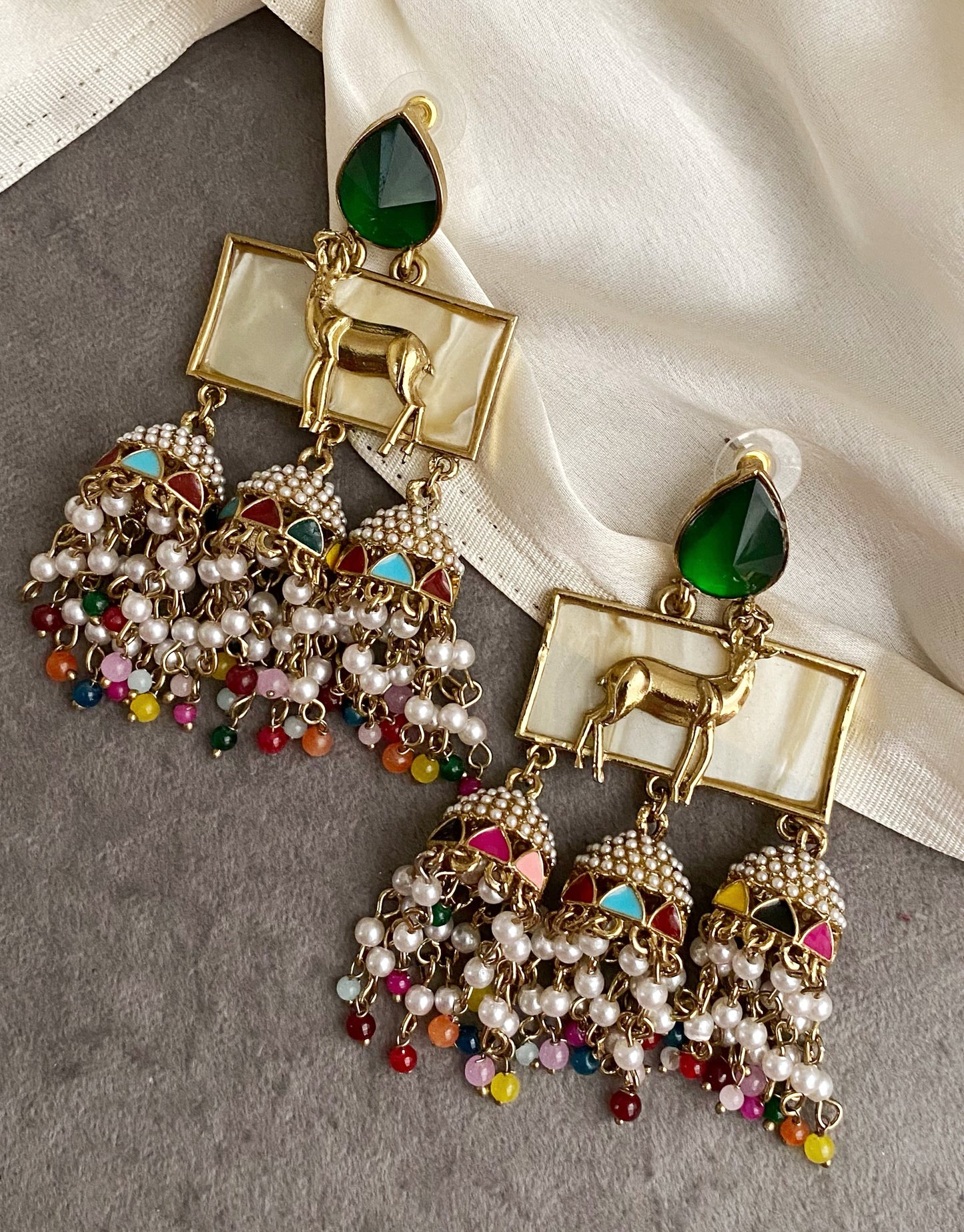 Multicolor Preeti Earrings