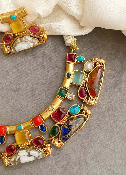 Ophelia Multicolor necklace set