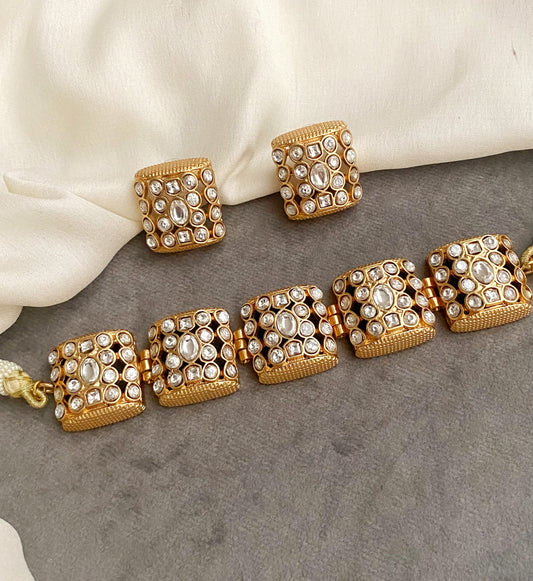 Bina Kundan Choker necklace set