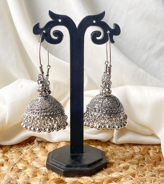 Ritika oxidised bali jhumki