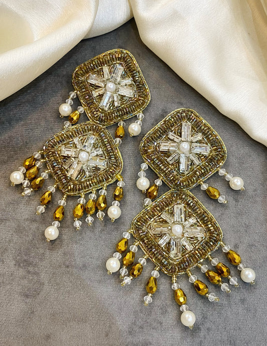 Victoria Handmade bead earrings