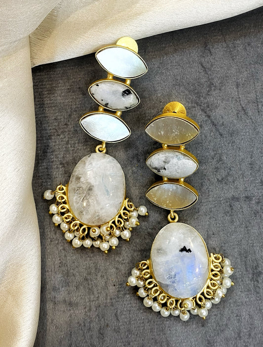 Sidhika Pearl Dangler earrings