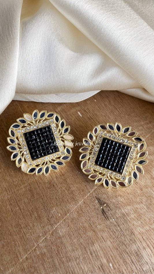 Afreen Mirror Studs
