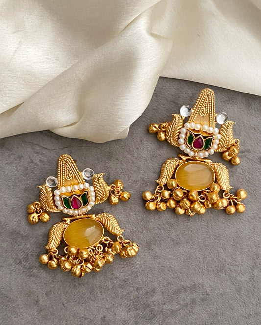 Rida Golden Earrings