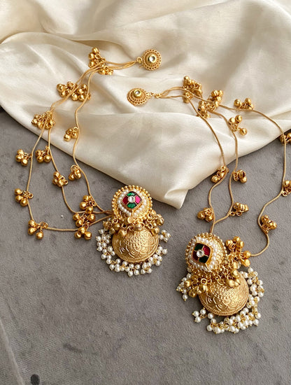 Mahi Golden Earrings