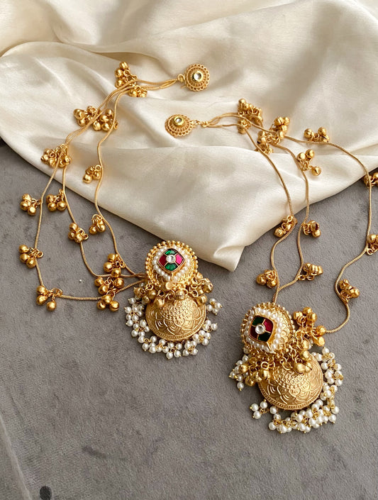 Mahi Golden Earrings