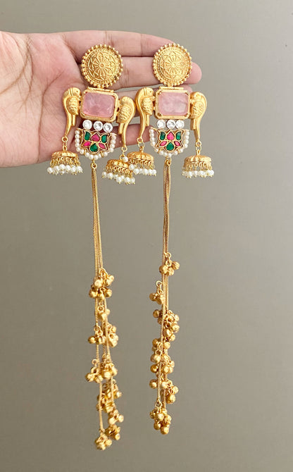 Mihika Golden Earrings