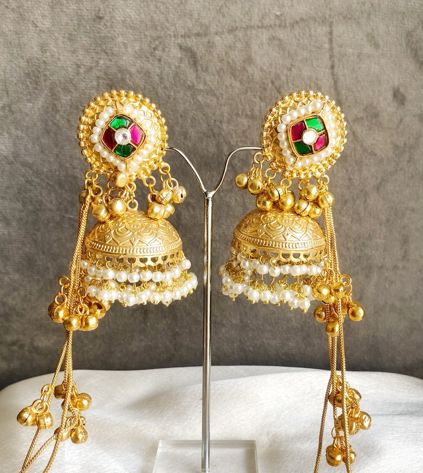 Mahi Golden Earrings