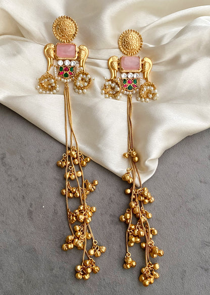 Mihika Golden Earrings