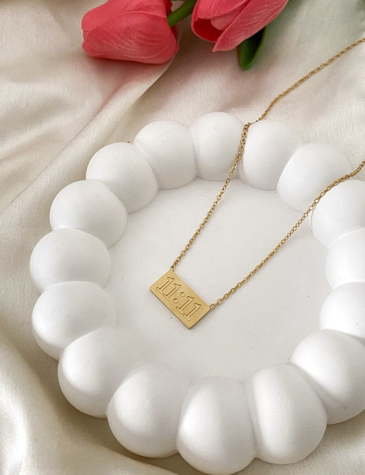 11:11 Anti- tarnish Pendant necklace