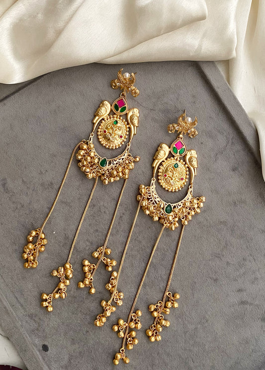 Ridhika Golden Earrings