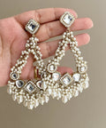 Grace Pearl Kundan Chandbali