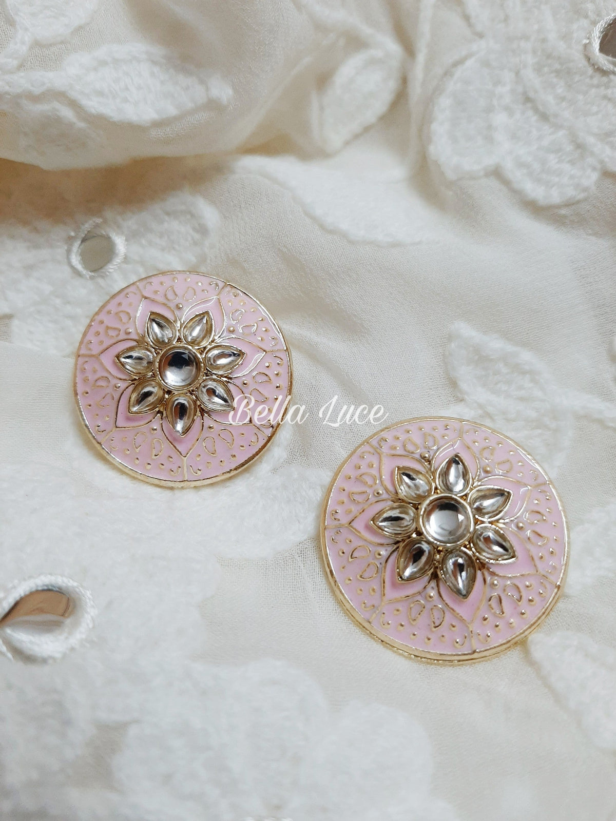Falak Meena Stud Earings