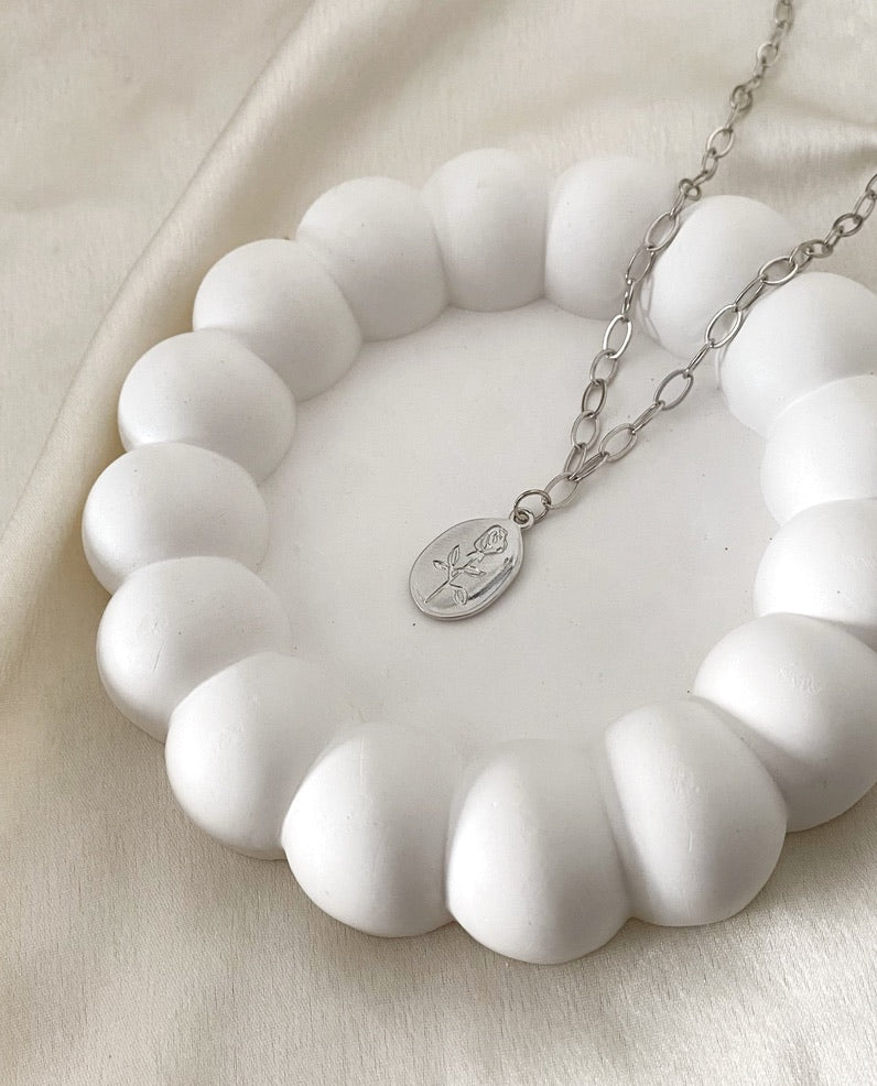 Flower Charm Anti- tarnish  necklace