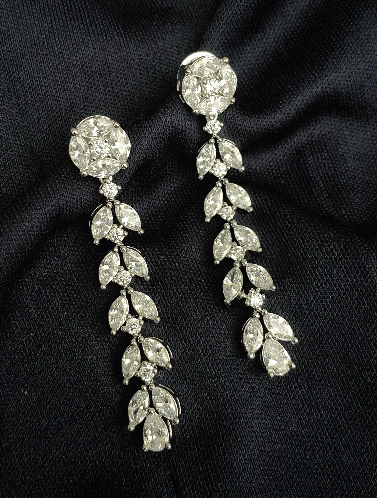 Tiya Diamond dangler earrings