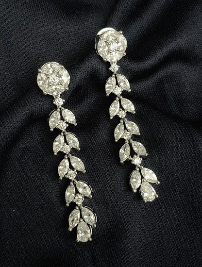 Tiya Diamond dangler earrings