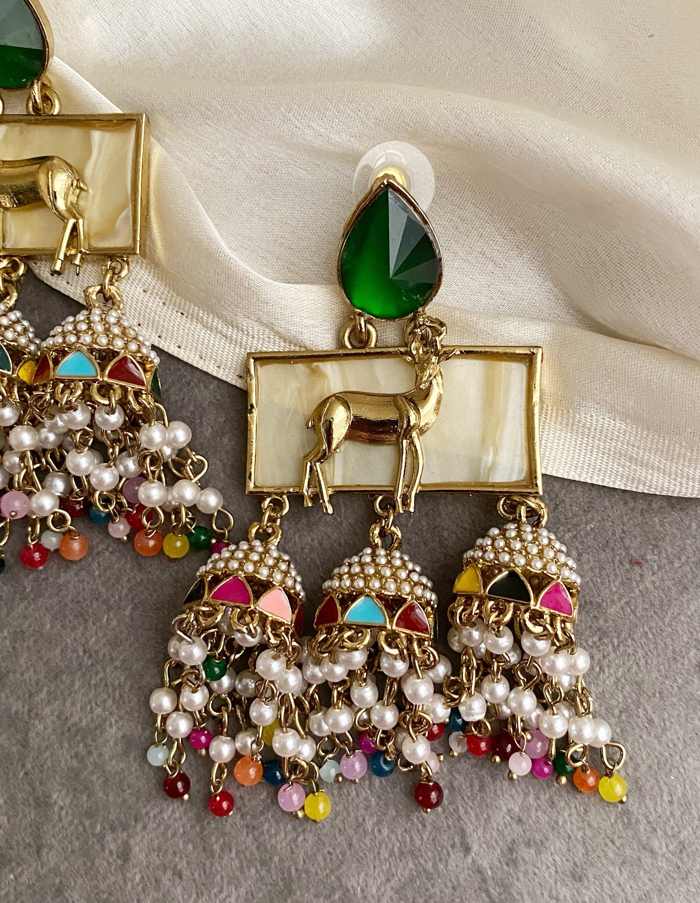 Multicolor Preeti Earrings