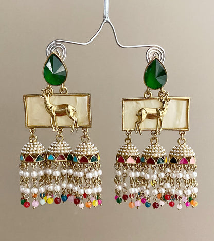 Multicolor Preeti Earrings