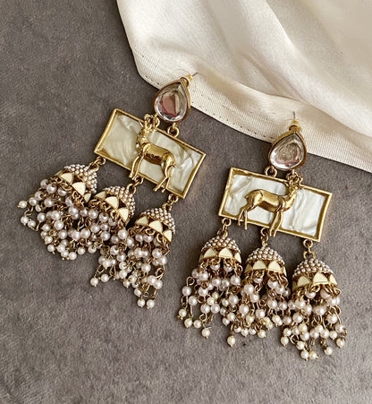 Ivory Preeti Earrings