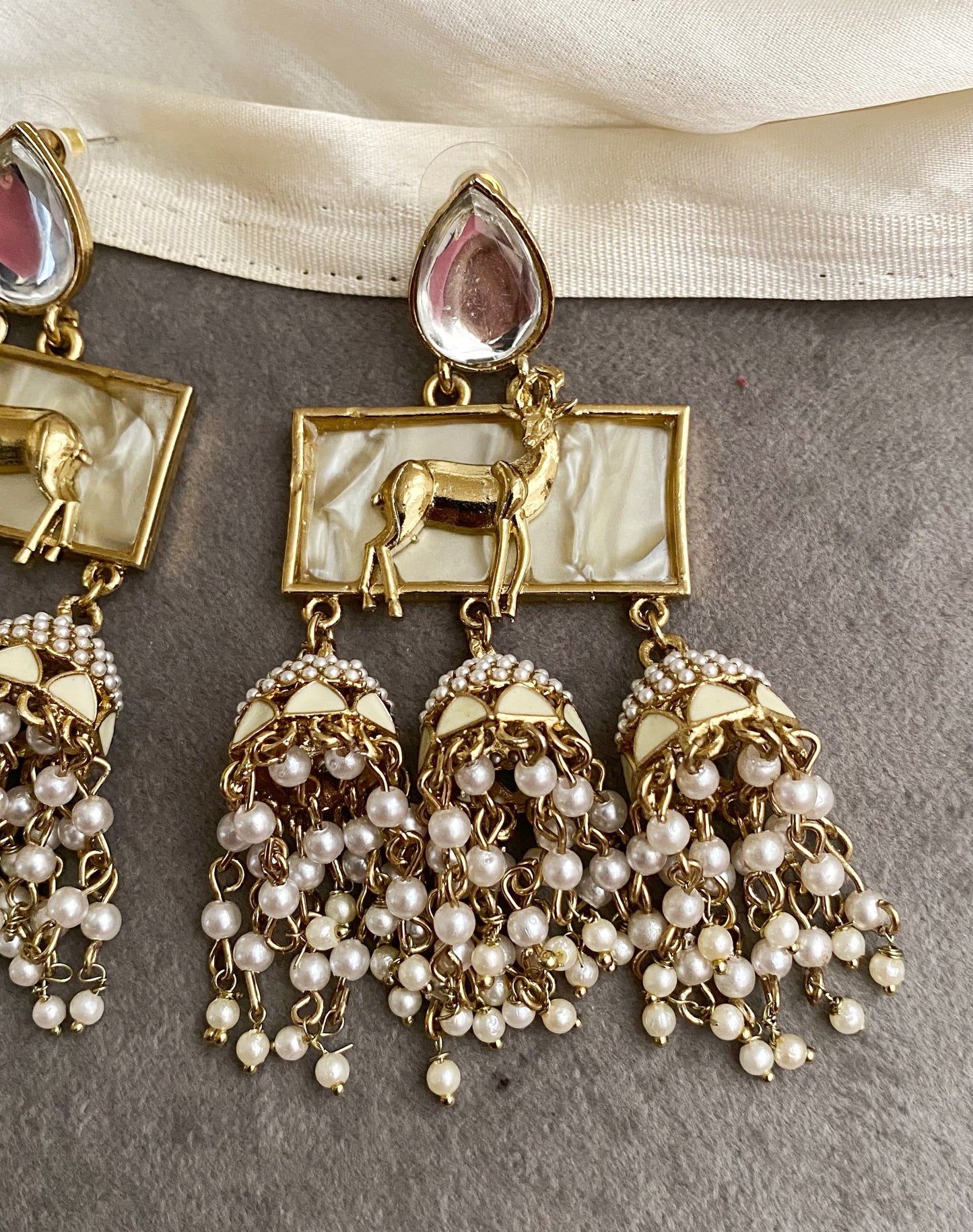 Ivory Preeti Earrings