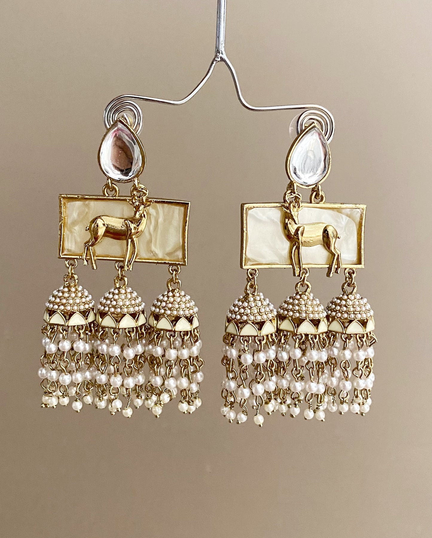 Ivory Preeti Earrings