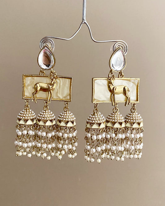 Ivory Preeti Earrings