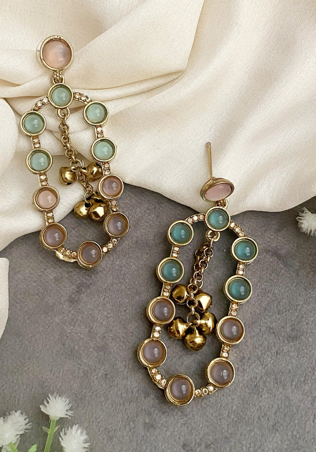 Jhia Mint dangler earrings