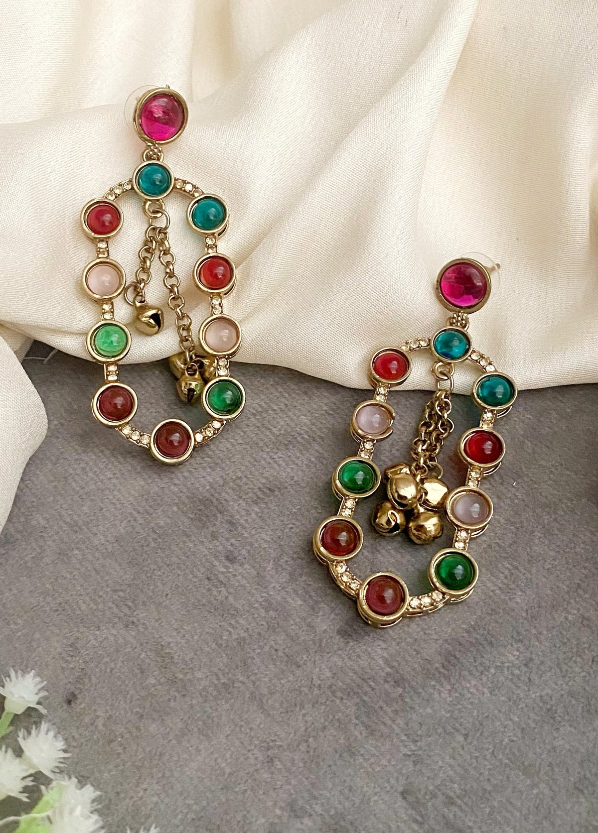 Jhia Multicolor dangler earrings
