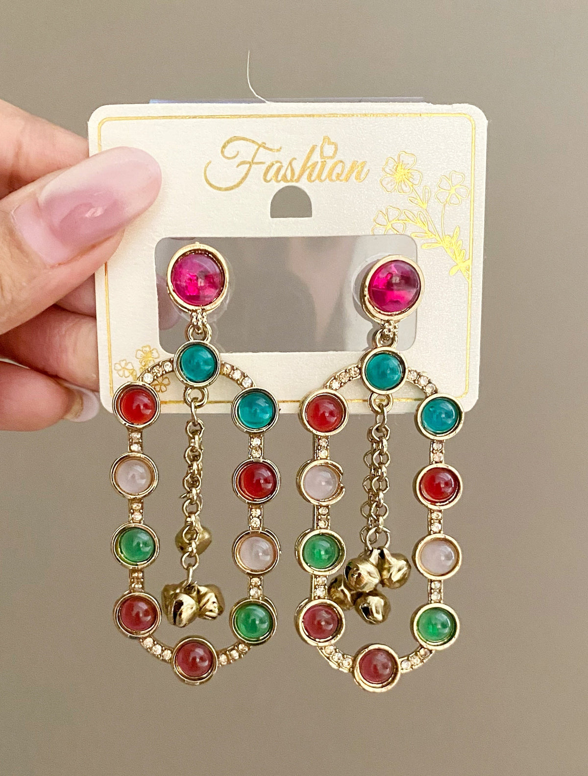 Jhia Multicolor dangler earrings