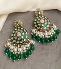 Tiya Green kundan chandbali