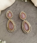 Shaya Pink dangler earrings