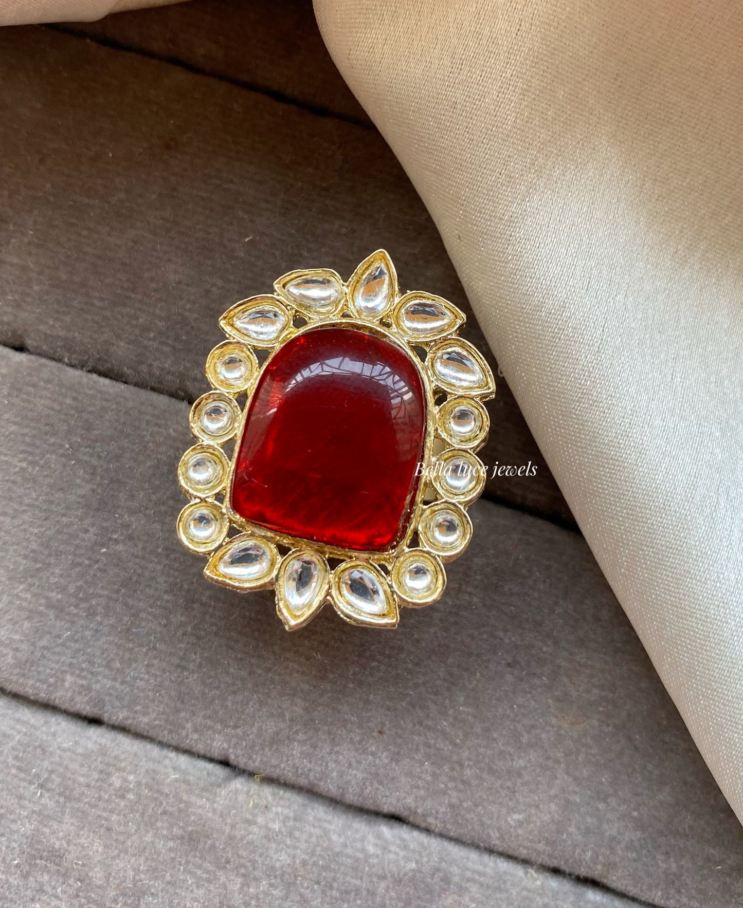 Kundan ring 3