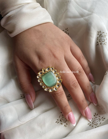 Kundan ring 3