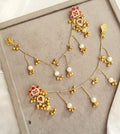 Kavya Marron Kashmiri Sahara Earrings