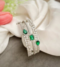 Emerald ria diamond bracelet