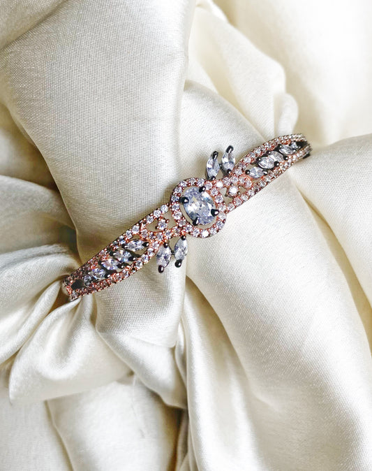 Elle Diamond bracelet-black plating