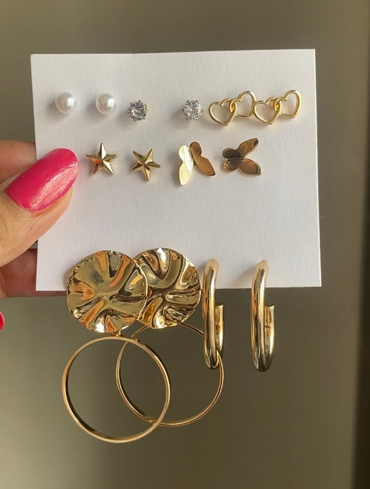 7 earrings combo set 1