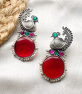 Morya oxidised stud earrings