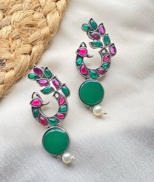 Multicolor peacock danglers