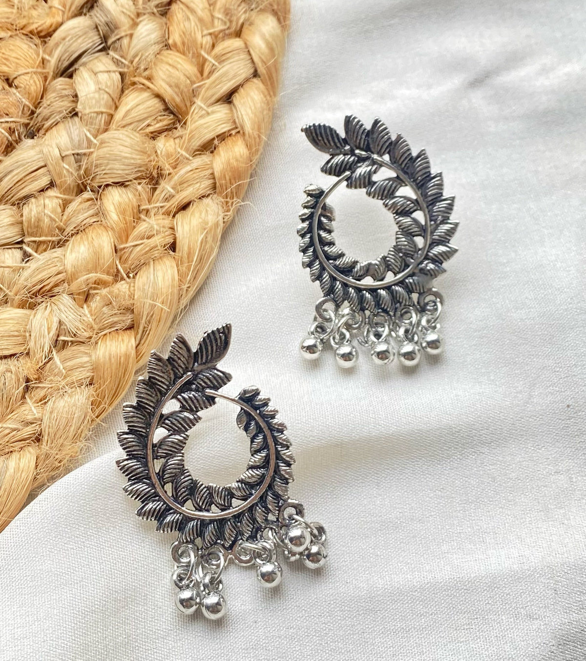 Bhavya oxidised earrings
