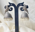 Palki silver lookalike jhumka
