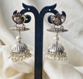 Piyali silver lookalike jhumki