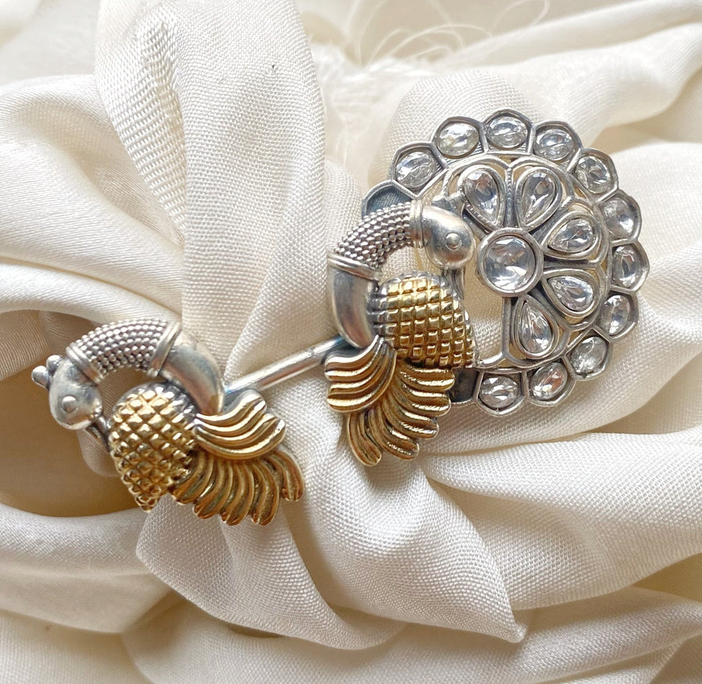 Silver ring 5 -white