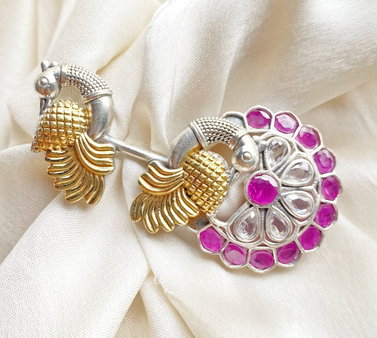 Silver ring 5 -ruby
