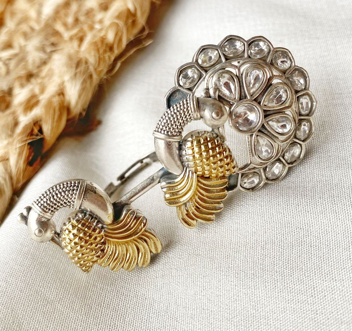 Silver ring 5 -white