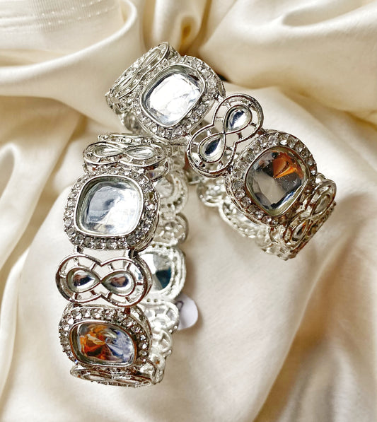 Lisa Silver kundan bangles